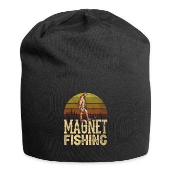 Magnetic Fishing Magnetic Fisherman Magnetic Fishing Magnet - Jersey Beanie - black - Front