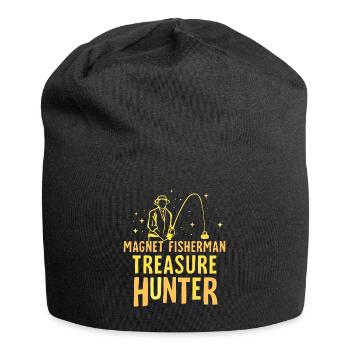 Magnetic Fisherman Treasure Hunter Magnetic Fishing Magnet - Jersey Beanie - black - Front