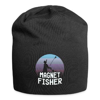 Magnet Fisherman Magnet Magnetic Fishing - Jersey Beanie - black - Front