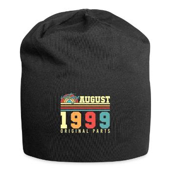 Geburtsmonat August 1999 - Jersey-Beanie - Schwarz - Vorne