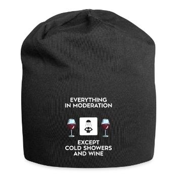 Ice bath - Jersey-Beanie - Schwarz - Vorne
