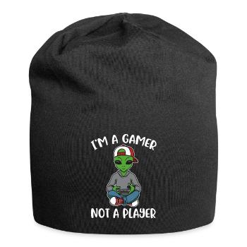 I Am A Gamer Zocker Geschenk - Jersey-Beanie - Schwarz - Vorne