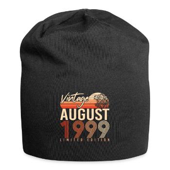 Geburtsmonat August 1999 - Jersey-Beanie - Schwarz - Vorne