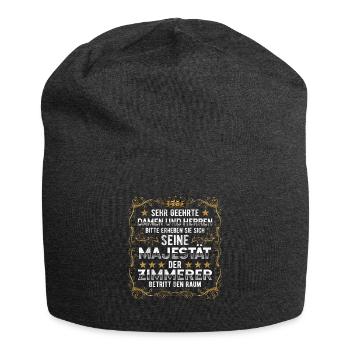 Zimmerer - Jersey-Beanie - Anthrazit - Vorne