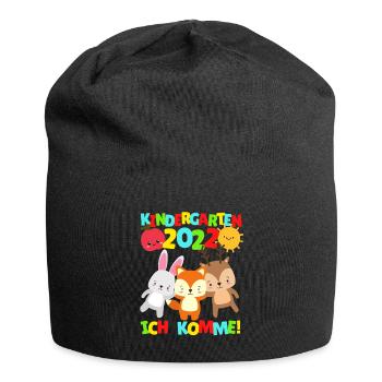 Maternelle Je viens Enfant de maternelle 2022 - Bonnet en jersey - noir - Devant