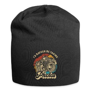 Amateurs de photographie Je préfère prendre des photos - Bonnet en jersey - noir - Devant