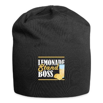 Lemonade Stand Boss Limonadenstand - Jersey Beanie - black - Front