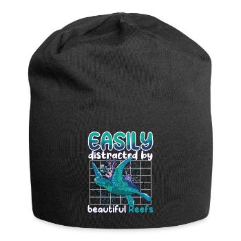 Marine Science Design for an Ocean Student - Jersey Beanie - black - Front