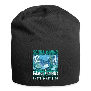 Marine Science Design for an Ocean Student - Jersey Beanie - black - Front