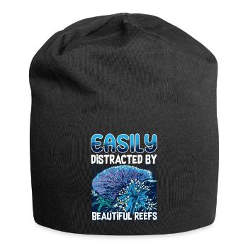 Marine Science Design for an Ocean Student - Jersey Beanie - black - Front