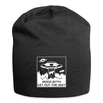 Alien Geschenk Außerirdische Ufo Area 51 Sci-fi - Jersey-Beanie - Schwarz - Vorne