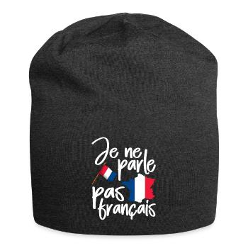 France - Bonnet en jersey - charbon - Devant