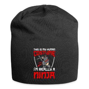 Ninja Gift Karate Ninjutsu Judo Samurai Japan - Jersey Beanie - black - Front