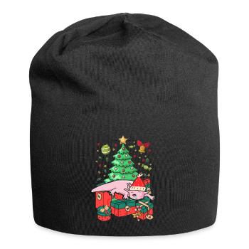 Christmas Axolotl Ugly Christmas Gift Xmas - Jersey Beanie - black - Front