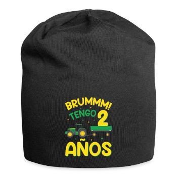 Brummm J'ai 2 ans - Bonnet en jersey - noir - Devant