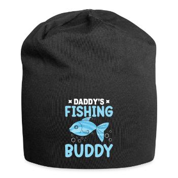 Daddy's Fishing Buddy - Jersey Beanie - black - Front