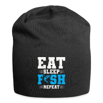 Fishing Angler Fishing Fishing Holiday Gift - Jersey Beanie - black - Front