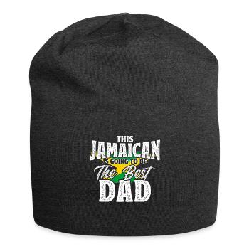 Jamaïque Jamaican Pride Drapeau jamaïcain - Bonnet en jersey - charbon - Devant