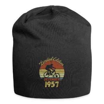 Birthday Bike Bike December 1957 - Jersey Beanie - black - Front