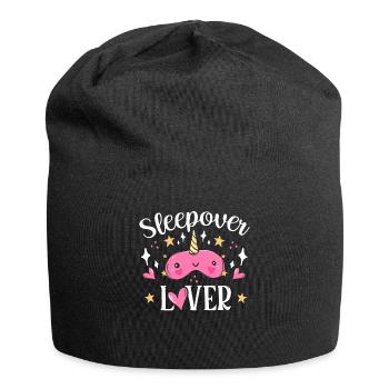 Amoureux de la nuit Hébergement Nuitée - Bonnet en jersey - noir - Devant