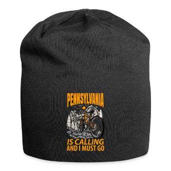 Pennsylvania abenteurer geschenk - Jersey-Beanie - Schwarz - Vorne