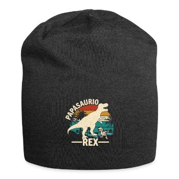 Papàsaurio Rex - Jersey Beanie - charcoal grey - Front