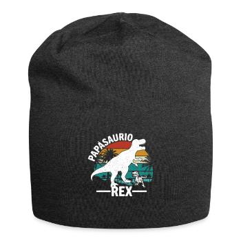 Papàsaurio Rex - Jersey Beanie - charcoal grey - Front