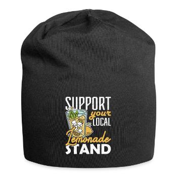 Support your Local Lemonade Stand Limonadenstand - Jersey Beanie - black - Front