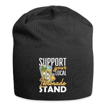 Support your Local Lemonade Stand Limonadenstand - Jersey Beanie - black - Front