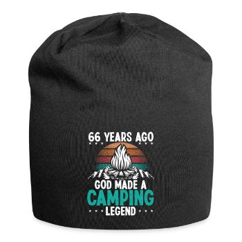 66 Year Old Camping Legend Scout 66Birthday Camper - Jersey-Beanie - Schwarz - Vorne