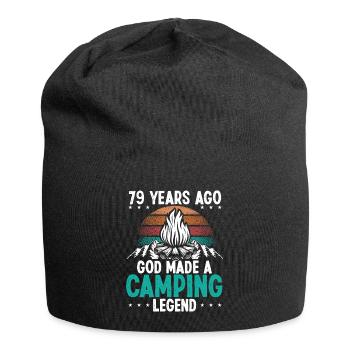 79 Year Old Camping Legend Scout 79Birthday Camper - Jersey-Beanie - Schwarz - Vorne