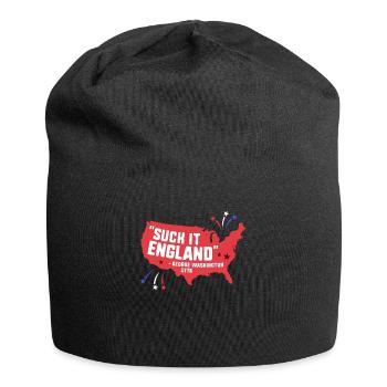 Suck It England Lustig 4. Juli George - Jersey-Beanie - Schwarz - Vorne
