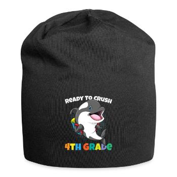 Ready To Crush 4th Grade Elementary School - Jersey Beanie - black - Front