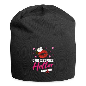 One Degree Hotter Funny Highschool Graduation - Jersey-Beanie - Schwarz - Vorne
