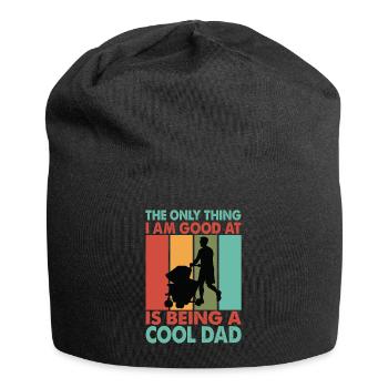 The Only Thing I Am Good At Is Being A Cool Dad - - Jersey Beanie - black - Front