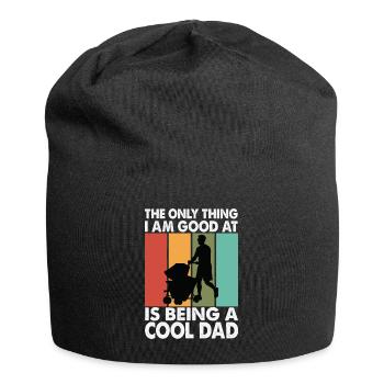 The Only Thing I Am Good At Is Being A Cool Dad - - Jersey Beanie - black - Front