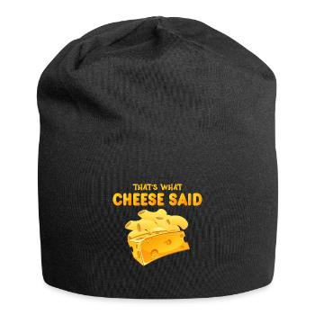 Cheese Mozzarella Cheese Lover Cheese Gouda - Jersey Beanie - black - Front