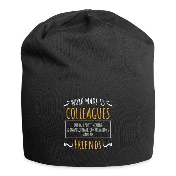 Arbeitskollege Freund Verabschiedung Jobwechsel - Jersey-Beanie - Schwarz - Vorne