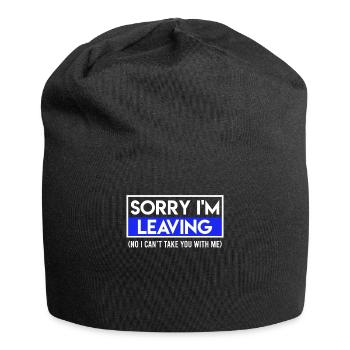 Verabschiedung Kollege letzter Arbeitstag - Jersey-Beanie - Schwarz - Vorne