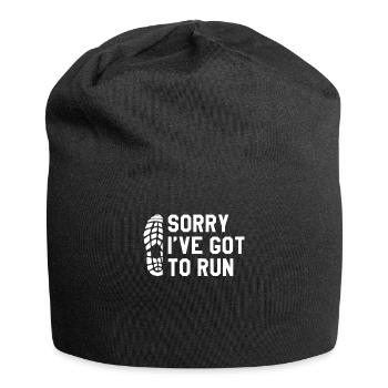 Désolé, je dois courir marathonien - Bonnet en jersey - noir - Devant