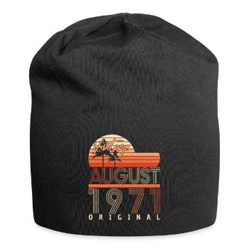 Millésime 1971 Août - Bonnet en jersey - noir - Devant