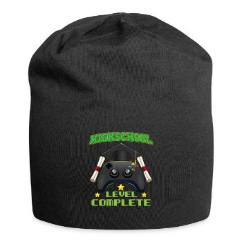 Highschool Level Complete Gaming Graduation - Jersey-Beanie - Schwarz - Vorne