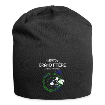 Bientôt Grand Frère Pour Futur Grand frère - Jersey Beanie - black - Front