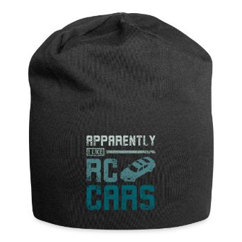 Apparently I lkie Rc cars - Jersey Beanie - black - Front