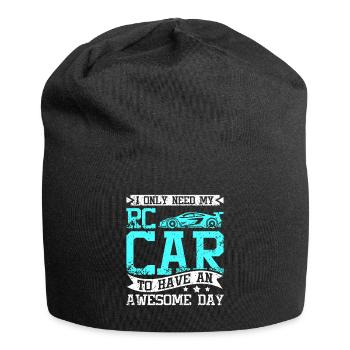 I need my rc car to have an awesome day - Jersey-Beanie - Schwarz - Vorne