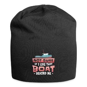 Schlepper Segler Kapitän Bootseigner Meer - Jersey-Beanie - Schwarz - Vorne
