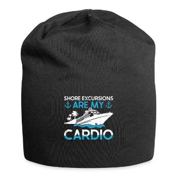 Shore Excursions Are My Cardio Cruise - Jersey Beanie - black - Front