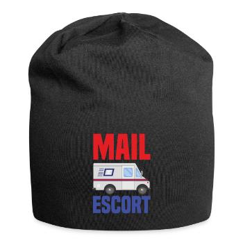 Funny Letter Deliverer Post Post Gifts - Jersey Beanie - black - Front