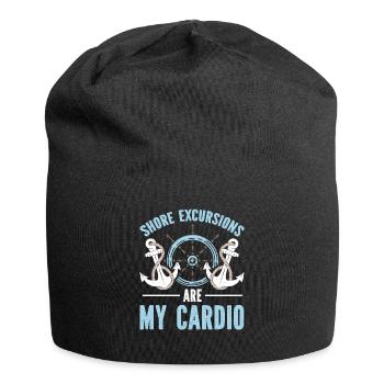 Shore Excursions Are My Cardio Cruise - Jersey Beanie - black - Front