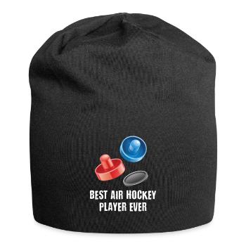 Meilleur joueur d’air hockey airhockey - Bonnet en jersey - noir - Devant